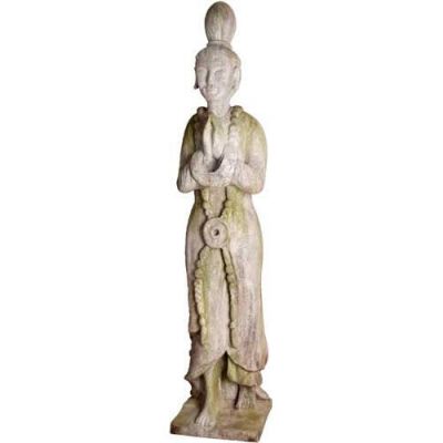 Kehoe Indian Goddess 96in. Fiber Stone Resin Indoor/Outdoor Statuary -  - FS333375
