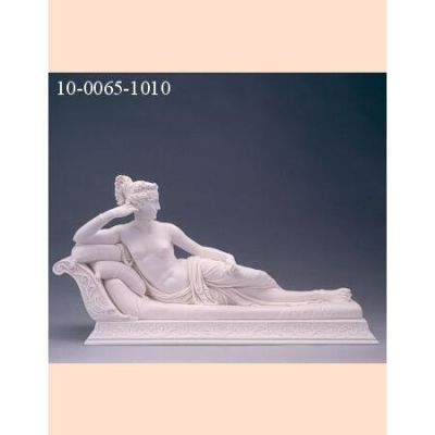 Paulina Borghese By Canova Carrara Marble Garden Statuary -  - 100620