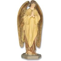 Prayer Of Angel (P) 18in. High  Fiberglass Indoor/Outdoor Garden