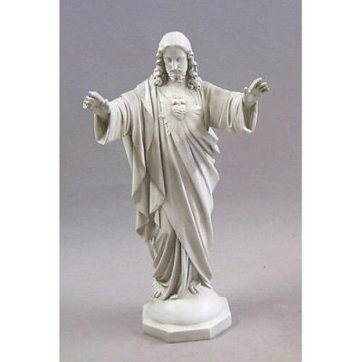 Sacred Heart Blessing Arms 37in. Fiberglass Indoor/Outdoor Statues -  - F6626