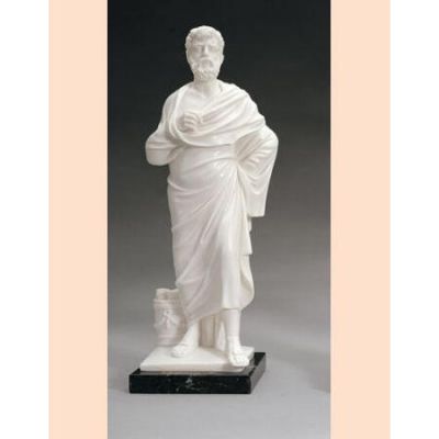 Socrates Carrara Marble Garden Statuary -  - 221031