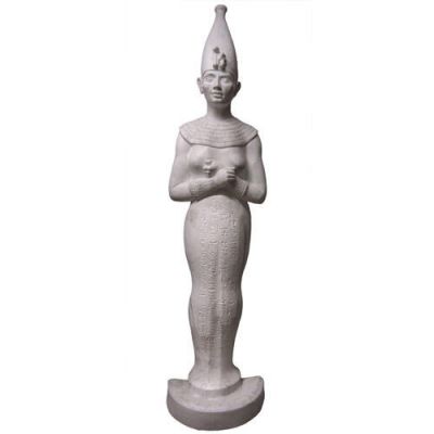Thin Egyptian 102in. Arms Crossed Fiberglass Indoor/Outdoor Statue -  - F333337