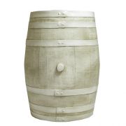 Whiskey Barrel Fiber Stone Resin Indoor/Outdoor Statuary