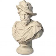 Sir Drago Bust - Fiberglass Resin - Indoor/Outdoor Statue/Sculpture