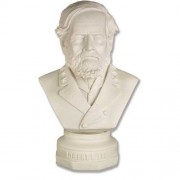 Robert E. Lee Bust - Fiberglass Resin - Indoor/Outdoor Garden Statue