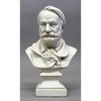 Victor Hugo 12in. - Fiberglass Resin - Indoor/Outdoor Garden Statue