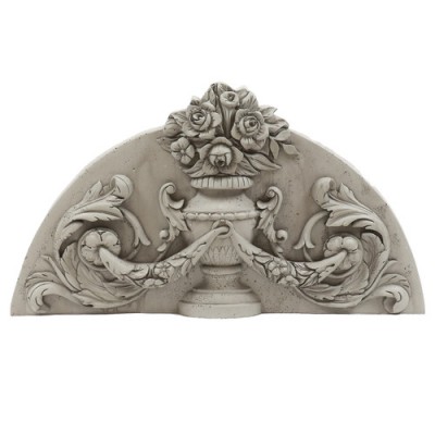 Cromel Overdoor 32in. Wide Fiber Stone Resin Indoor/Outdoor Statue -  - FS8055