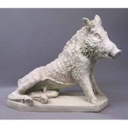 Wild Boar By Pietro Tacca 21in. - Carrara Marble Indoor Statue