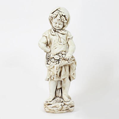 Peasant Girl 16in. - Fiberglass - Indoor/Outdoor Garden Statue -  - HT3852