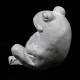 Laid Back Frog 7in. - Fiber Stone Resin - Indoor/Outdoor Garden Statue -  - FS8167