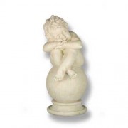 Napping Cherub Fiberglass Resin Indoor/Outdoor Statue/Sculpture