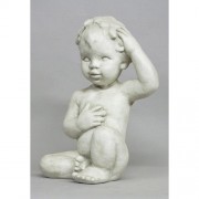 Baby Bacchus Cppr 17in. Fiberglass Resin Indoor/Outdoor Garden
