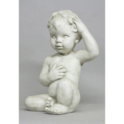 Baby Bacchus Cppr 17in. Fiberglass Indoor/Outdoor Garden -  - F9088