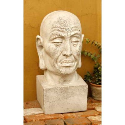Lau Bust 25in. Fiberglass Indoor/Outdoor Garden -  - F8191