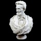 Lincoln Bust Draped Beard 34in. - Fiberglass - Outdoor Statue -  - F9581