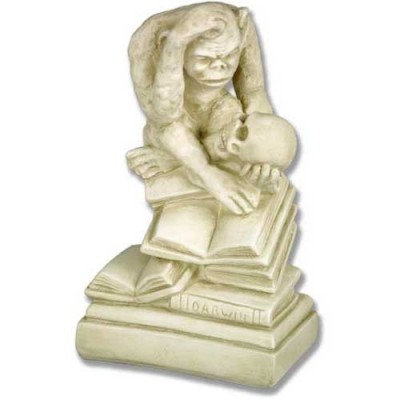 Darwin Ape - 12 Inch Fiberglass Indoor/Outdoor Statue/Sculpture -  - F7066