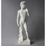 David Standing Small 15in. - Fiberglass Resin - Indoor/Outdoor Statue