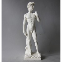 David Standing Small 15in. - Fiberglass Resin - Indoor/Outdoor Statue