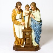 Holy Family - 25in. High - Lightweight Fiberglass Resin - Indoor/Outdoor Statue