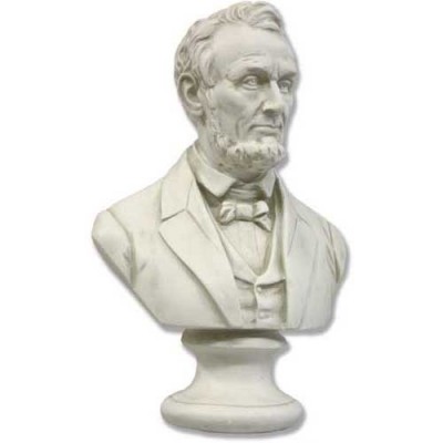 Lincoln Bust Sm 12in. High  Fiberglass Indoor/Outdoor Garden -  - F191