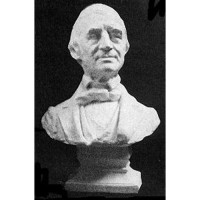 Emerson Bust Lg Fiberglass Resin Indoor/Outdoor Garden
