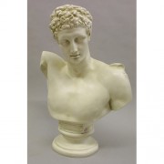 Hermes Bust Large 31in. - Fiberglass Resin - Indoor/Outdoor Statue