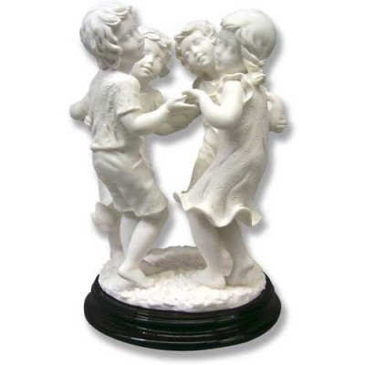 Ring Around Rosie 9in. High - Carrara Marble Indoor/Outdoor Statue -  - 101420