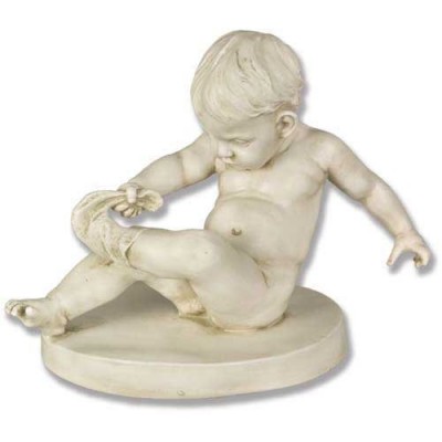 Carlo 9.5 Inch Fiberglass Indoor/Outdoor Garden Statue/Sculpture -  - F7440