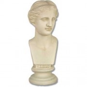 Venus Bust (No Shoulder) 25in. - Fiberglass Resin - Outdoor Statue