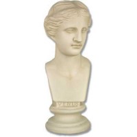 Venus Bust (No Shoulder) 25in. - Fiberglass Resin - Outdoor Statue Venus Bust (No Shoulder) 25in. - Fiberglass Resin - Outdoor Statue