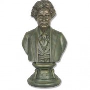 Mark Twain Bust 18in. (21 Bronze) Fiberglass Resin In/Outdoor Statue