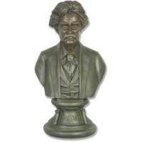 Mark Twain Bust 18in. (21 Bronze) Fiberglass Resin In/Outdoor Statue
