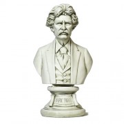 Mark Twain Bust 18 Fiberglass Resin Indoor/Outdoor Garden Statue