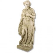Goddess Of Fall Season 66in. - Lightweight Fiberglass Resin - Outdoor Statue