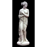 Shy Venus 46in. High  Fiberglass Resin Indoor/Outdoor Garden