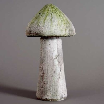 Wild Mushroom 14in. Fiber Stone Resin Indoor/Outdoor Garden Statue -  - FS8578-14