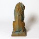 Sitting Lion Left 24in. - Fiber Stone Resin - Indoor/Outdoor Statue -  - FSDS513L