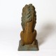 Sitting Lion Right 24in. - Fiber Stone Resin - Indoor/Outdoor Statue -  - FSDS513R
