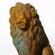 Sitting Lion Right 24in. - Fiber Stone Resin - Indoor/Outdoor Statue -  - FSDS513R