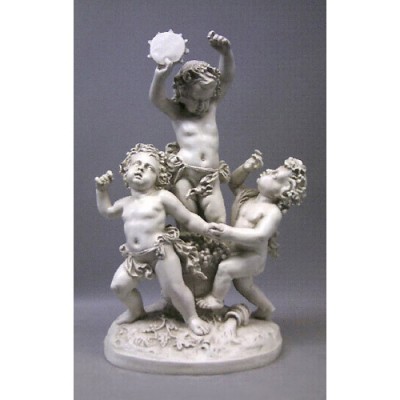 Bacchanale Enfant 25in. Fiberglass Indoor/Outdoor Garden - - F68406 Bacchanale Enfant 25in. Fiberglass Indoor/Outdoor Garden - - F68406