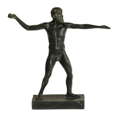 Zeus Throwing Thunder Bolts - Fiberglass - Indoor/Outdoor Statue -  - F9386