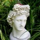 Apollo Head Planter 17in Fiberglass Indoor/Outdoor Garden -  - F7381