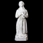 ST. BERNADETTE 43" - Lightweight Fiberglass Resin Indoor/Outdoor Church Statuary