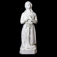 ST. BERNADETTE 43" - Lightweight Fiberglass Resin Indoor/Outdoor Church Statuary