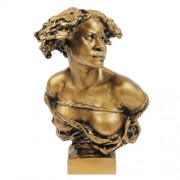 Captured Negresse Bust Slave Bound/Tied - Fiberglass Resin - Indoor/Outdoor Statue/Sculpture