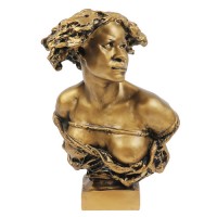 Captured Negresse Bust Slave Bound/Tied - Fiberglass Resin - Indoor/Outdoor Statue/Sculpture