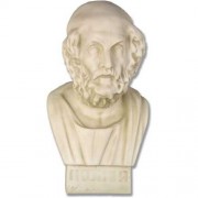 Homer Bust - 26in. - Fiberglass Resin - Indoor/Outdoor Garden Statue