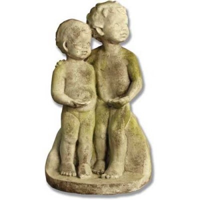 Standing Children 25in. Cppr Fiberglass Indoor/Outdoor Garden -  - F6800
