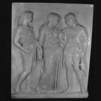 Orpheus, Eurydice And Hermes - Fiberglass Resin Indoor/Outdoor Garden Statue