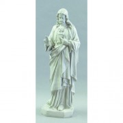 Sacred Heart (Hand Up) 52in. Lightweight Fiberglass Resin Indoor/Outdoor Statue